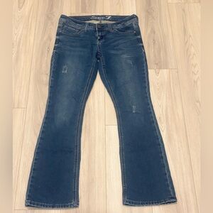 Seven7 Dark Indigo Flare Jeans